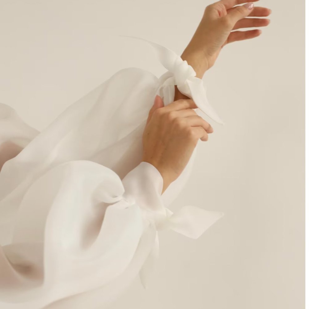 Bridal Robe Satin - Picture 8 of 10